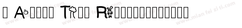 a Apple Tea Regular字体转换